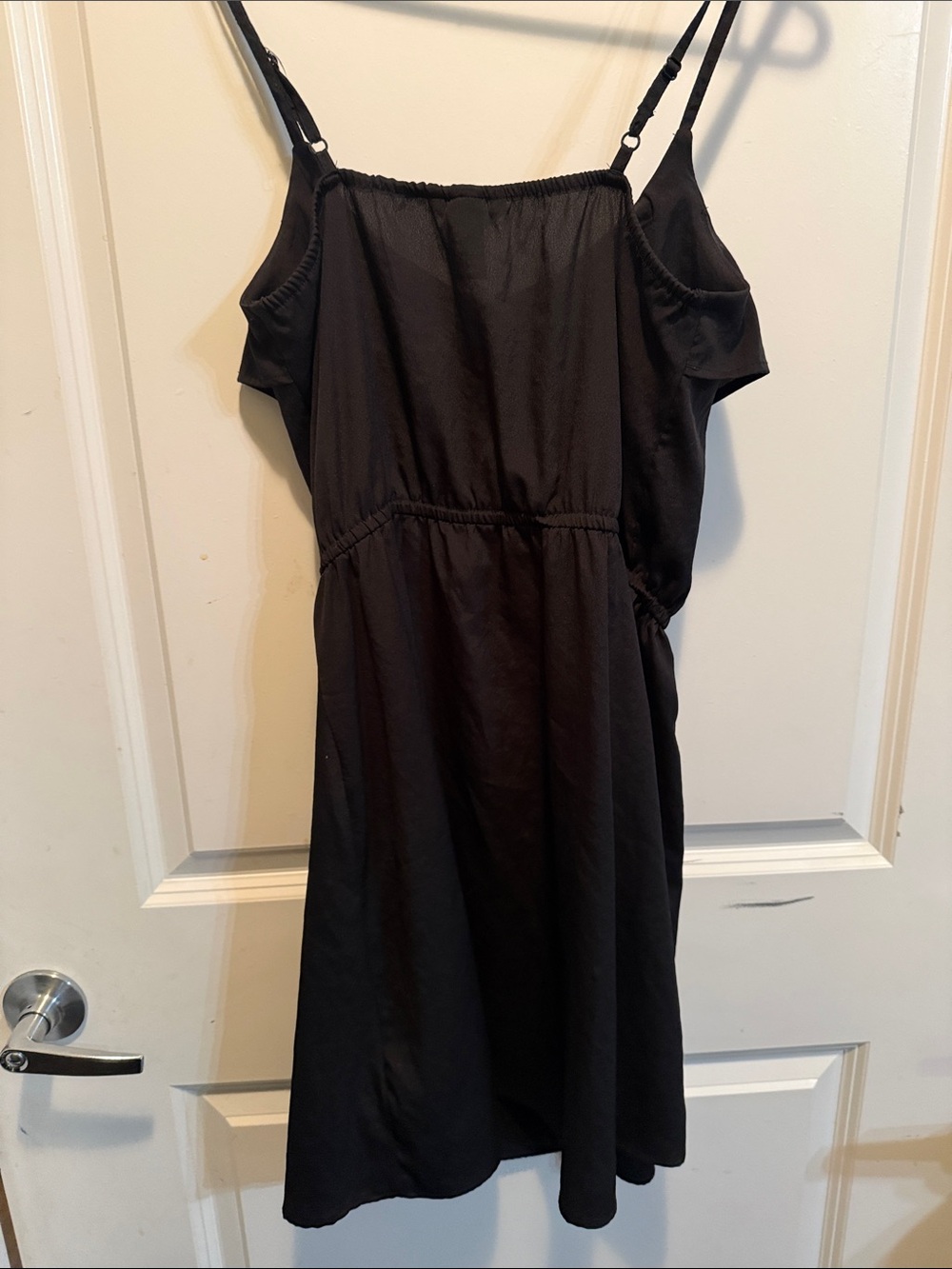 H&M Black Ruffle-Front Mini Sundress - Picture 4 of 4